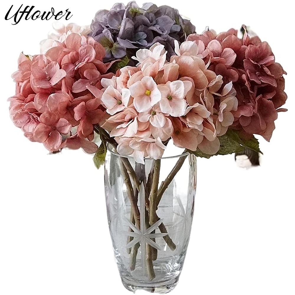 Dried Flower Bunch - Европейский Ретро Осень Британская Гортензия Искусственная