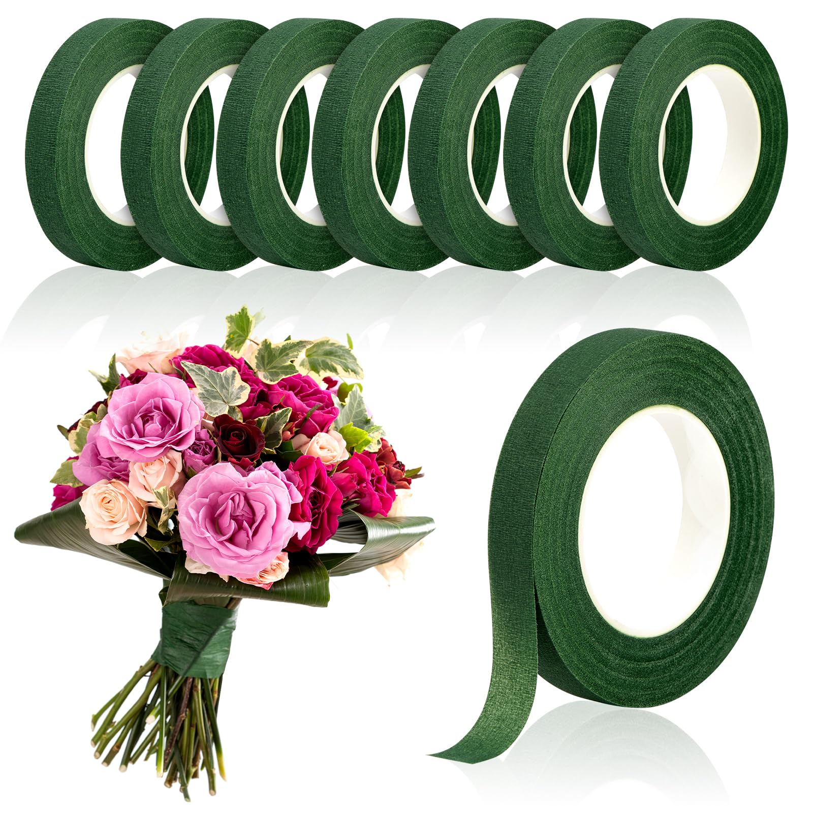 The Florist Supply - 20 ярдов зеленой ленты для букетов,