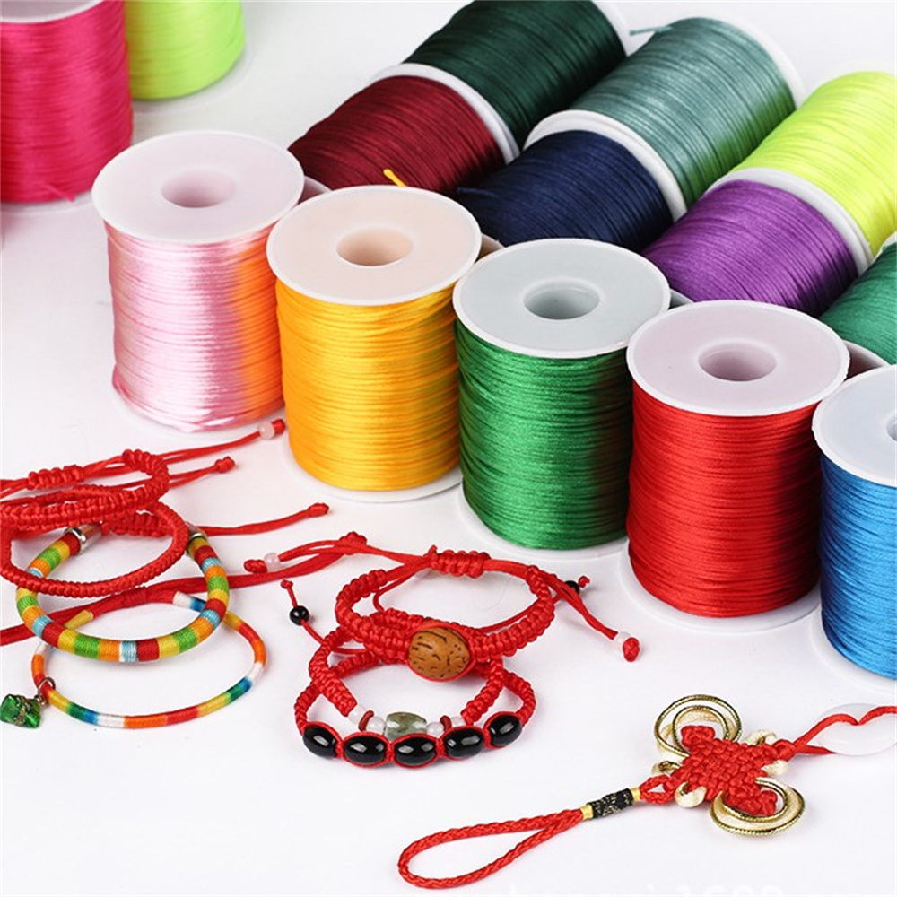 Ribbon Wired Satin - 1 мм веревка 50 метров/рулон, атласный