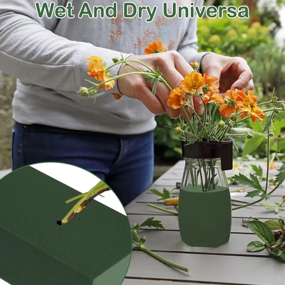 Bouquet Holder Foam - Зеленые прямоугольные блоки из пенопласта для