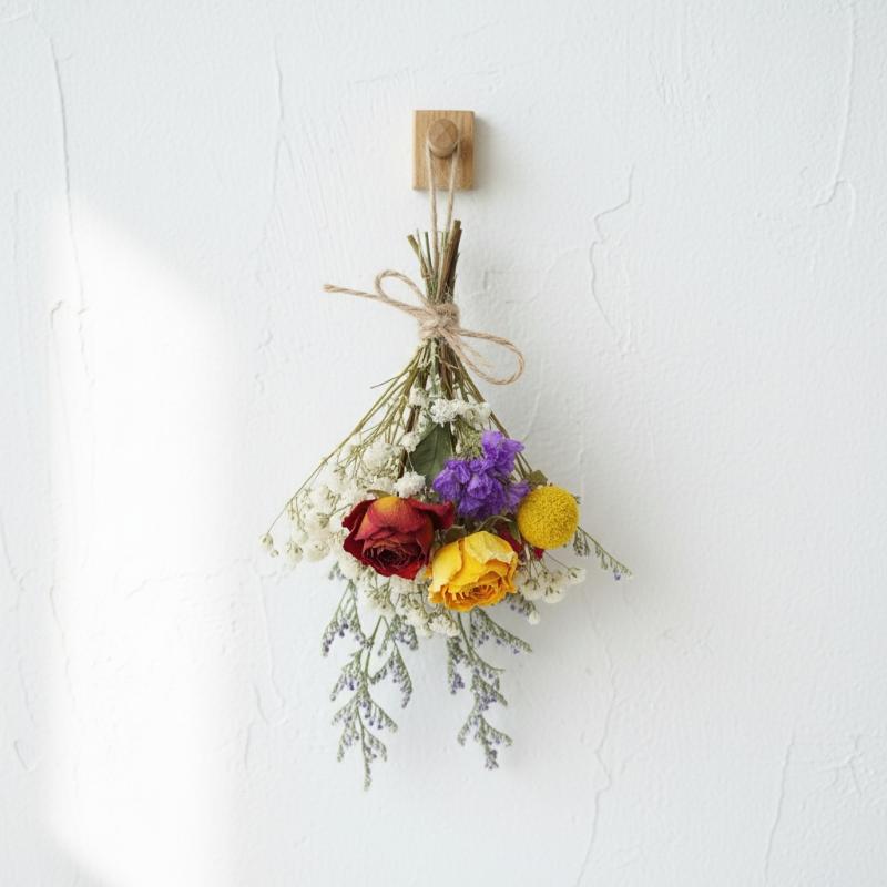 Dried Flower Bunch - Бутоньерка для жениха/подружки невесты: мини-букет из