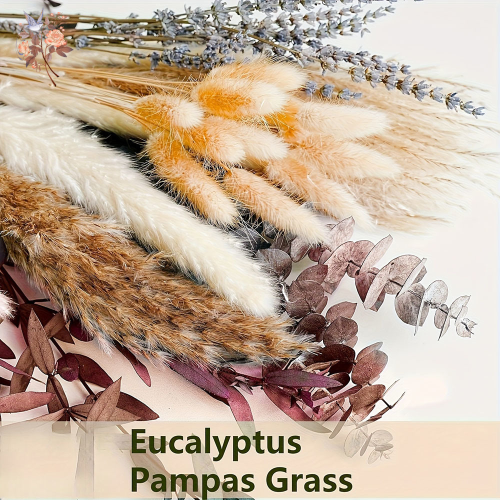 75 шт. сушеные пампасы, листья – обзор и цена Dried Flower Bunch
