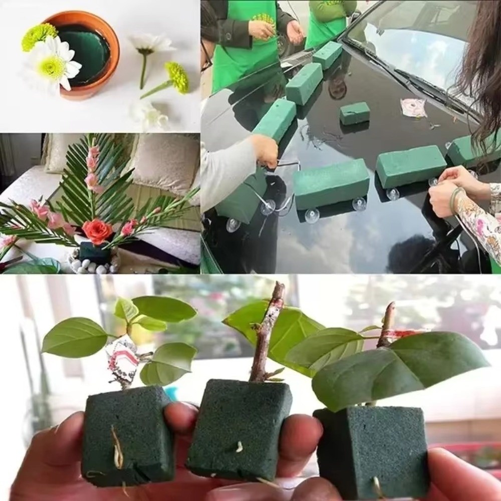 Зеленые прямоугольные блоки из – обзор и цена Bouquet Holder Foam
