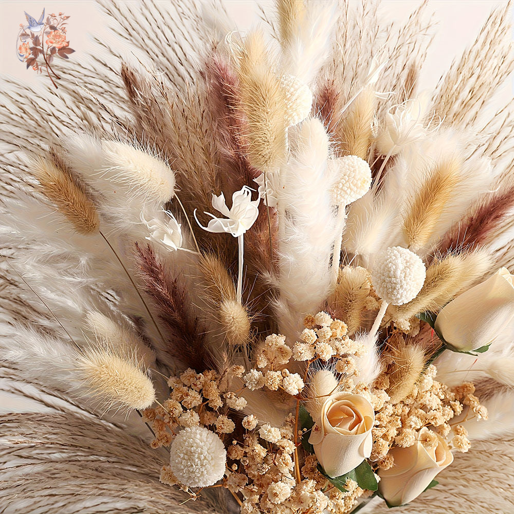 80 шт. Искусственные сухоцветы – обзор и цена Dried Flower Bunch