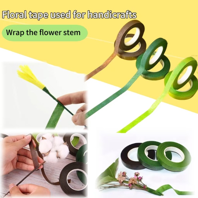 1-12 рулонов зеленого букета,  – обзор и цена Floral Tape Green