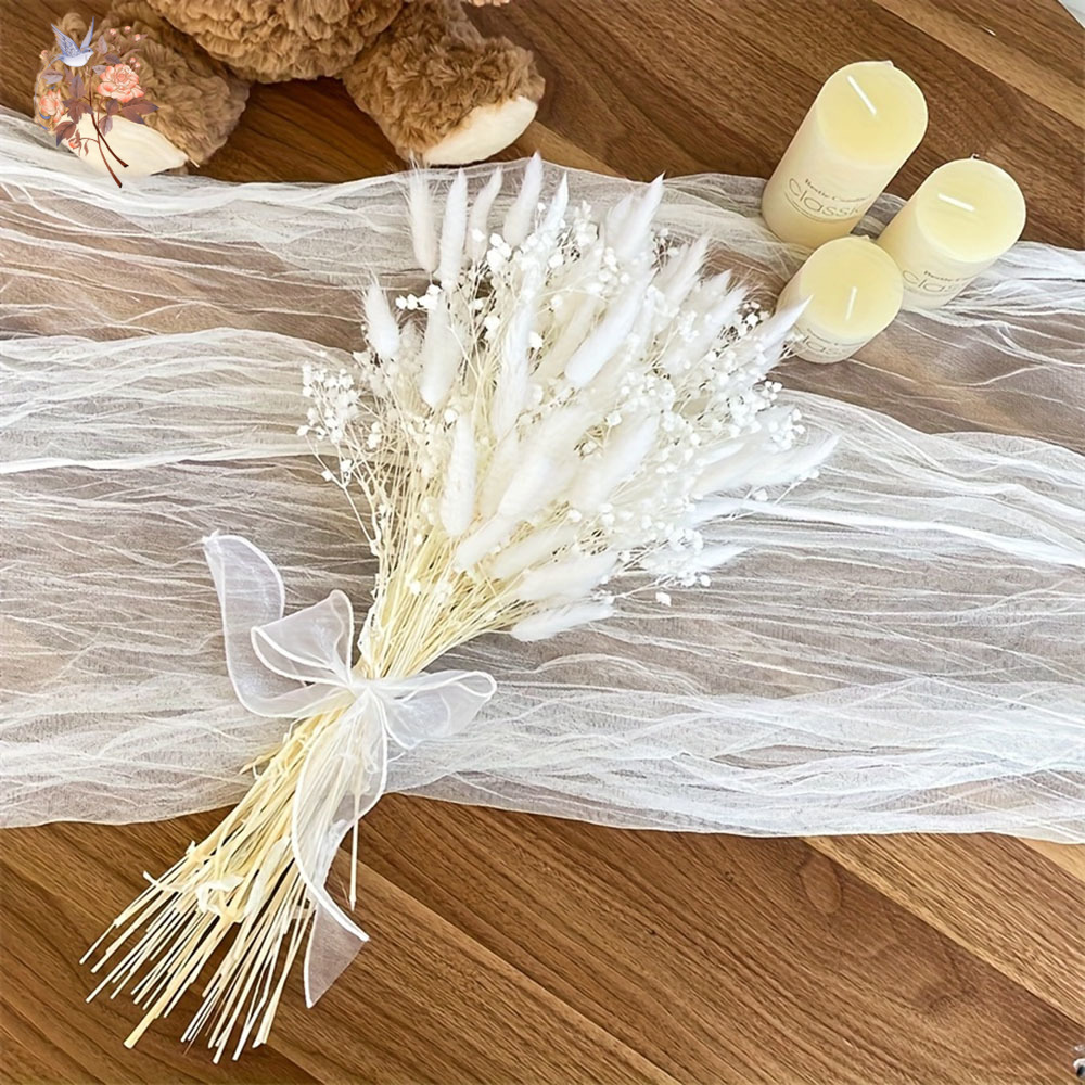 54 шт., белые сушеные цветы, с – обзор и цена Dried Flower Bunch