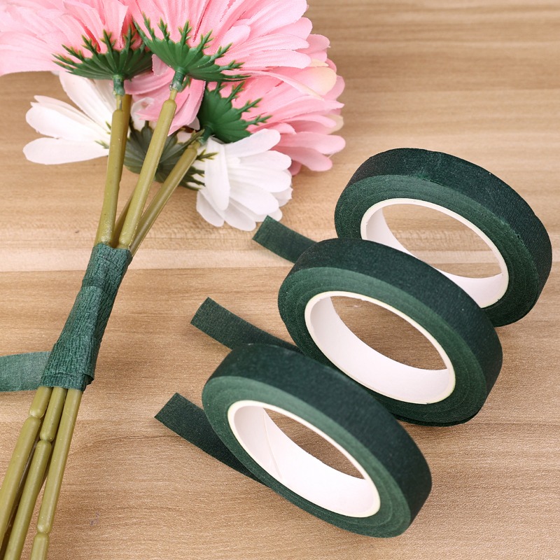 10 рулонов зеленой флористичес – обзор и цена Floral Tape Green