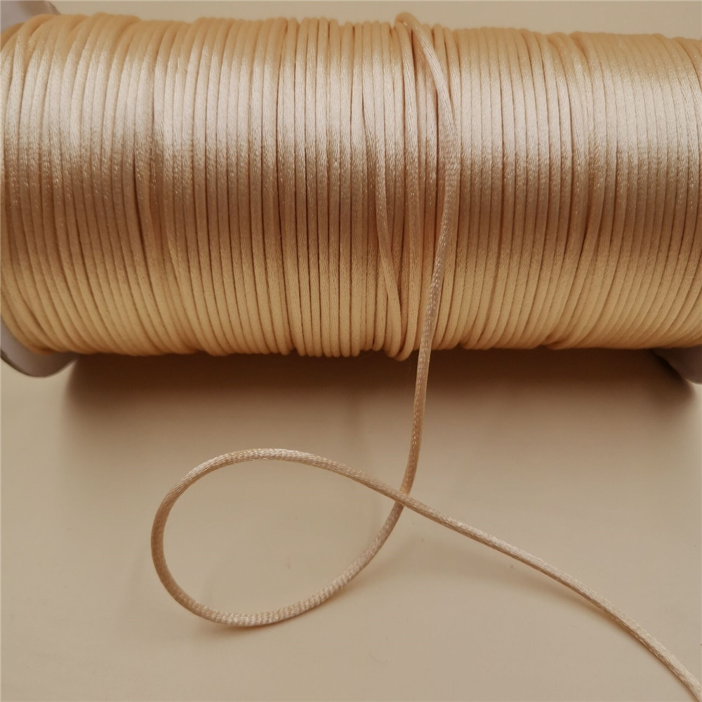 Шнур атласный цвета хаки 2 мм, – обзор и цена Ribbon Wired Satin