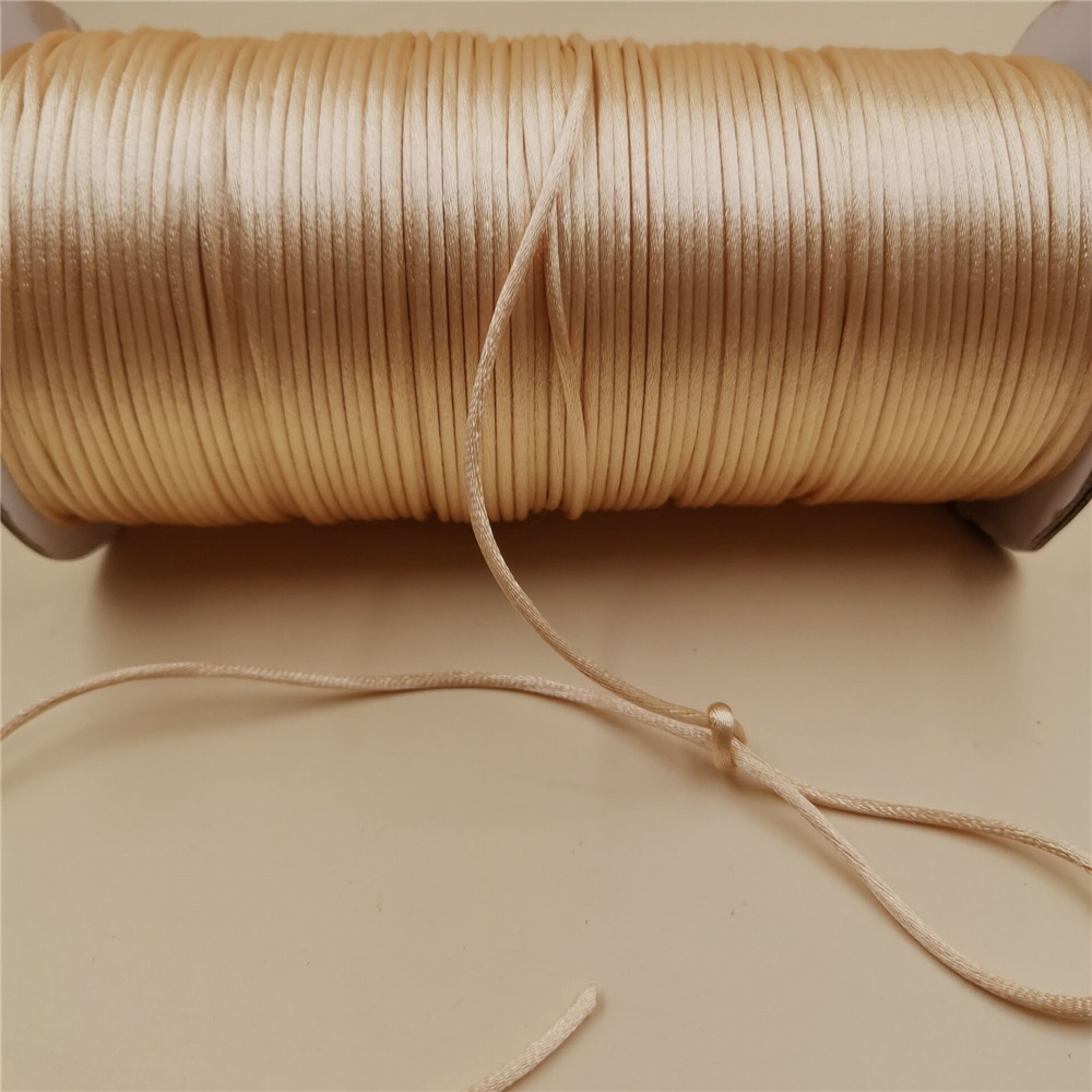 Шнур атласный цвета хаки 2 мм, – обзор и цена Ribbon Wired Satin