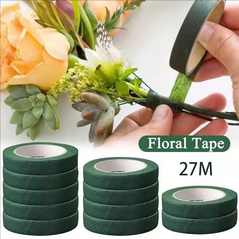 Лента для флористики 30 ярдов, – обзор и цена Floral Tape Green