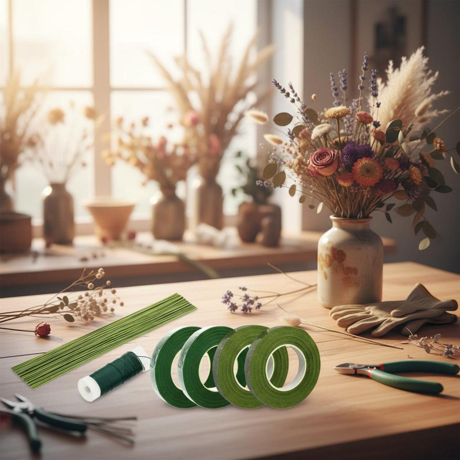 Набор для создания цветочных к – обзор и цена Floral Tape Green