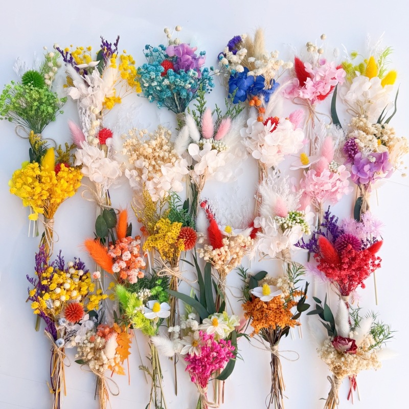 Набор из 6 мини-букетов из сух – обзор и цена Dried Flower Bunch