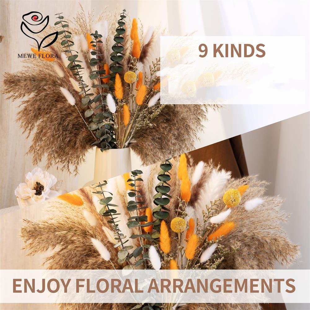 65 шт. оранжевый букет из памп – обзор и цена Dried Flower Bunch