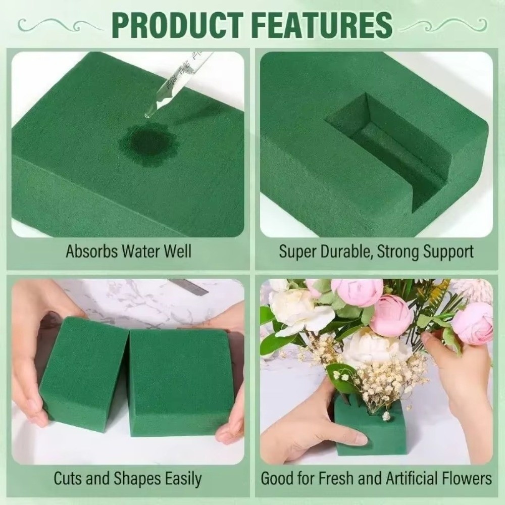 Зеленый абсорбирующий пеноблок – обзор и цена Bouquet Holder Foam