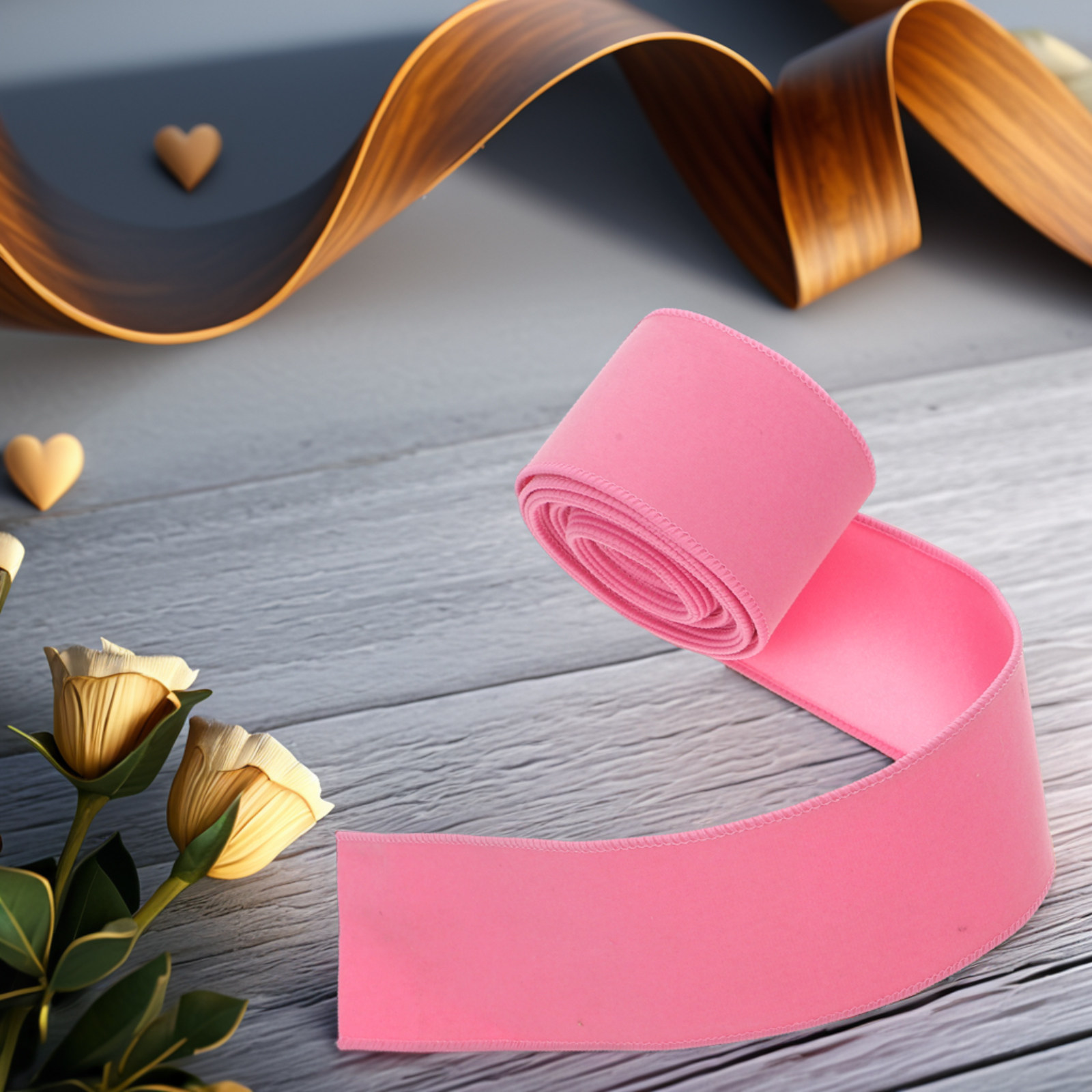 Атласная лента с металлическим – обзор и цена Ribbon Wired Satin